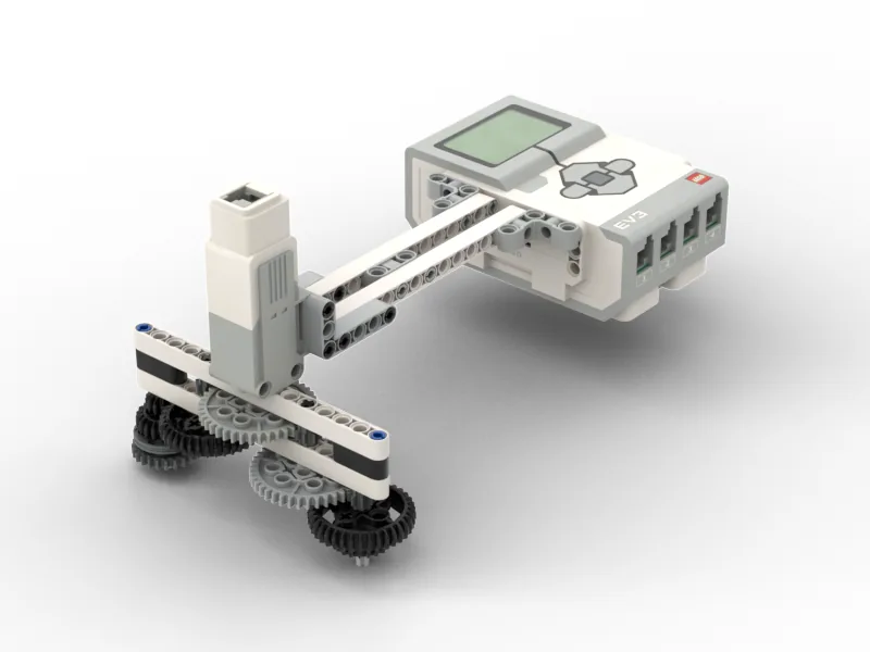 The finished Dual Gyro model, built from LEGO MINDSTORMS EV3.