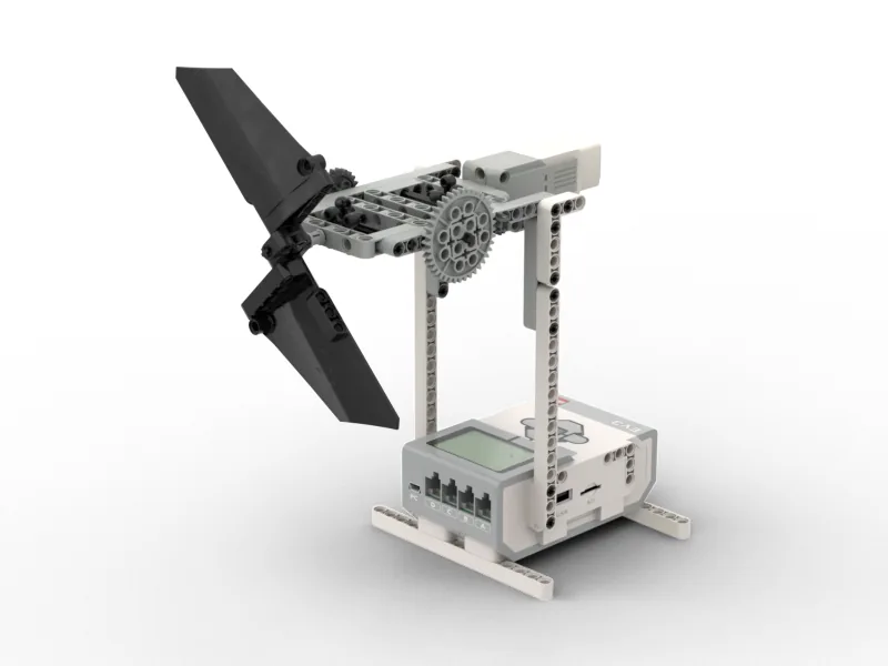 The finished EV3 Fan model, built from LEGO MINDSTORMS EV3.