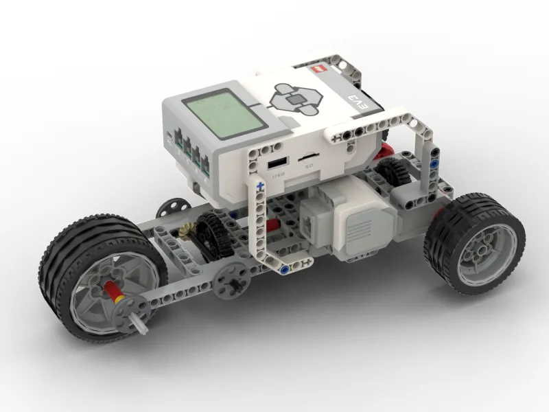 The finished Tricycle model, built from LEGO MINDSTORMS EV3.