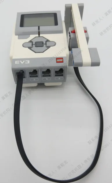 The finished Stop Watch model, built from LEGO MINDSTORMS EV3.