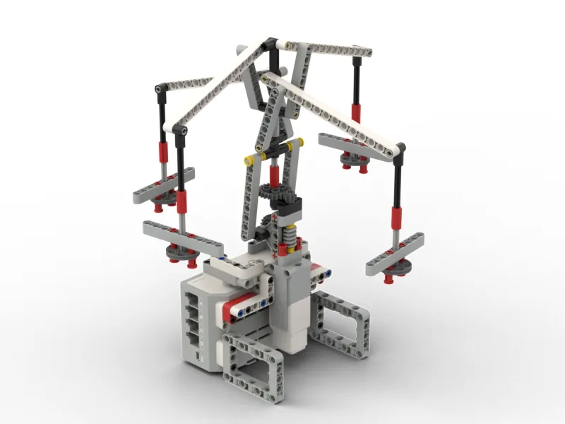 The finished Lifting Flying Chair model, built from LEGO MINDSTORMS EV3.