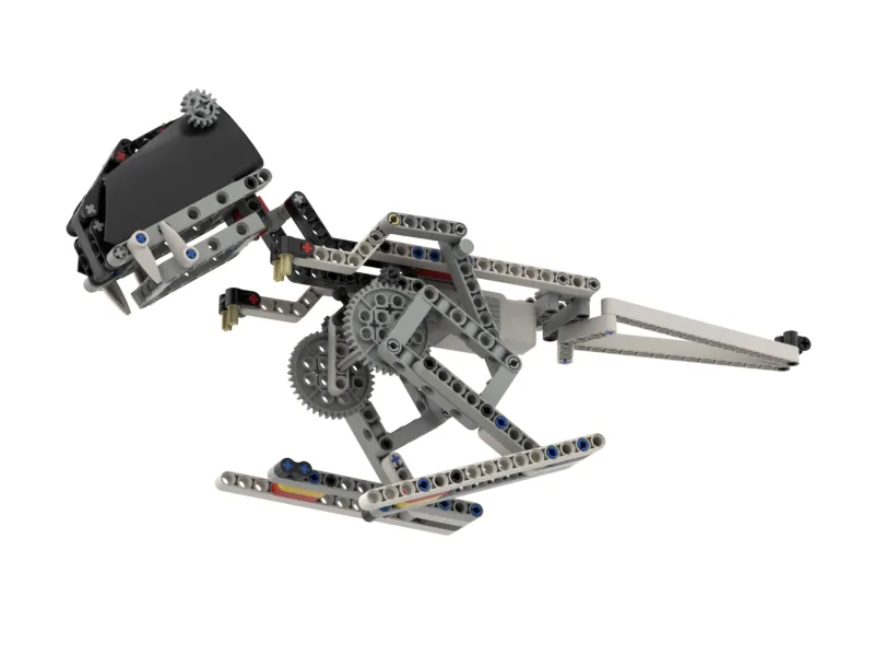 The finished Tyrannosaurus model, built from LEGO MINDSTORMS EV3.
