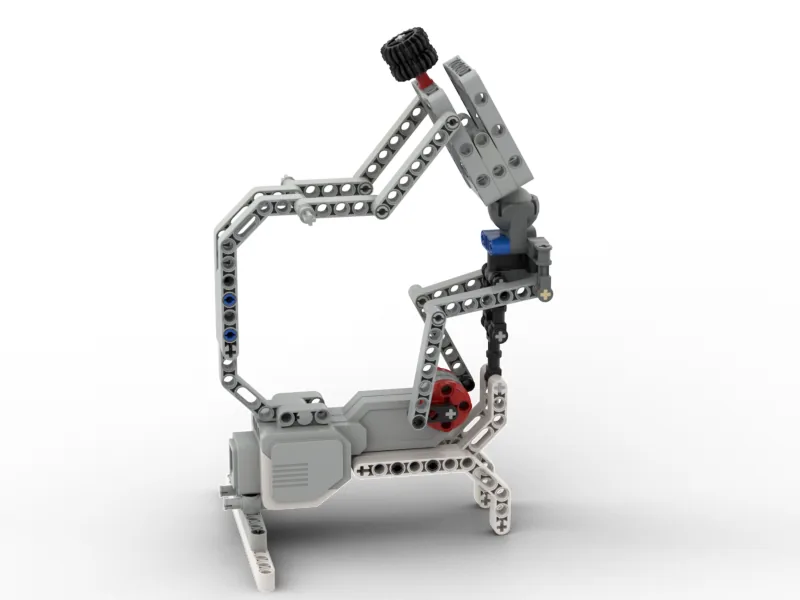 The finished Cyclist model, built from LEGO MINDSTORMS EV3.