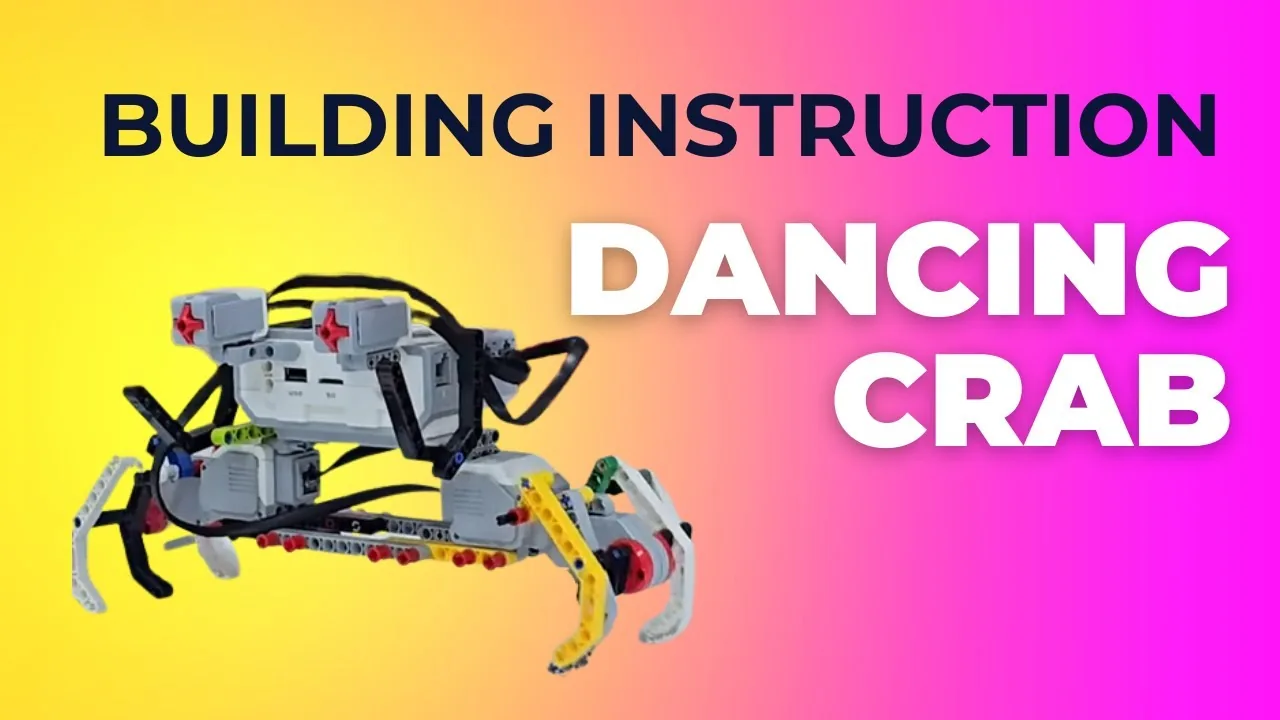 The finished EV3 Dancing Crab model, built from LEGO MINDSTORMS EV3.
