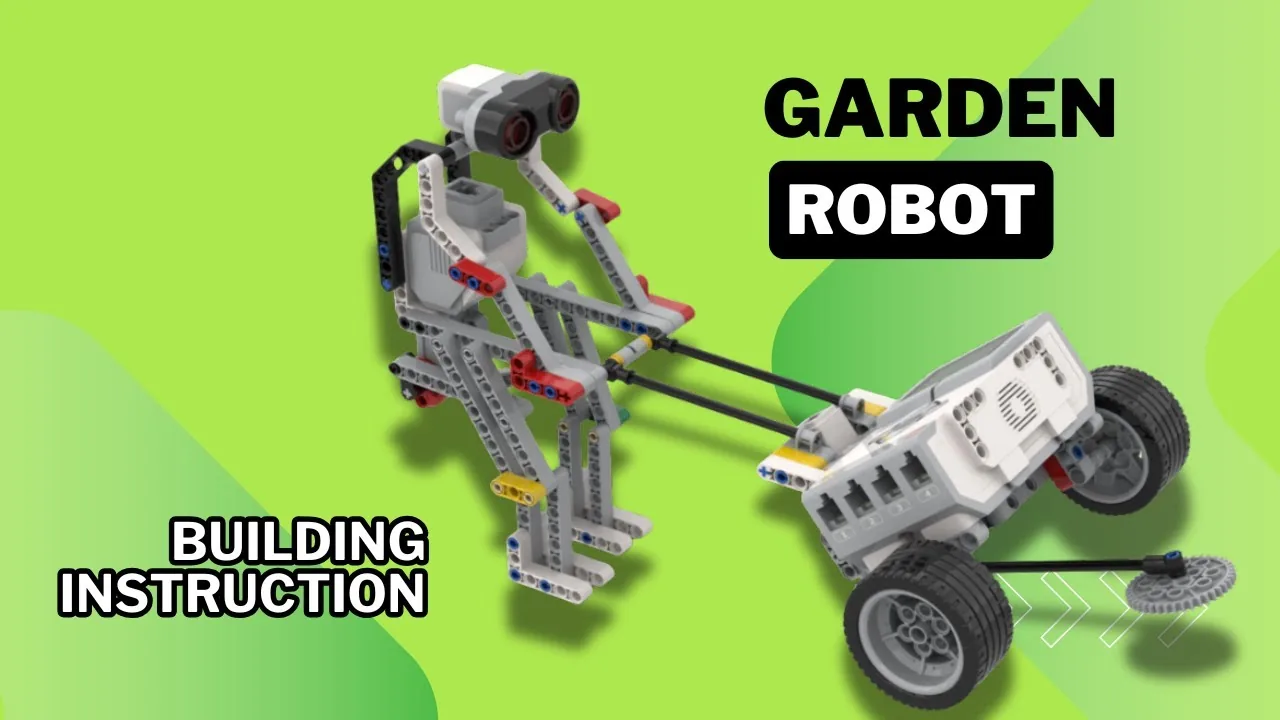 The finished EV3 Garden Robot model, built from LEGO MINDSTORMS EV3.