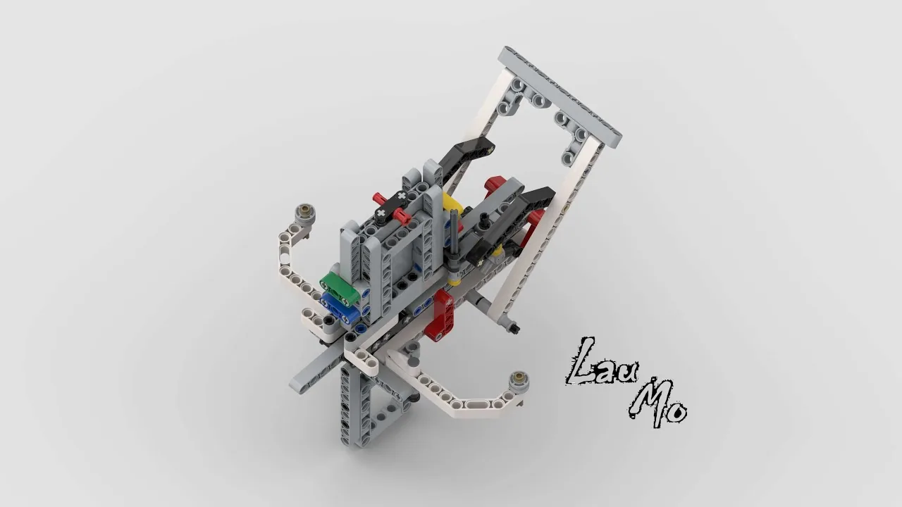 The finished Chu Ko Nu Chinese Crossbow model, built from LEGO MINDSTORMS EV3.
