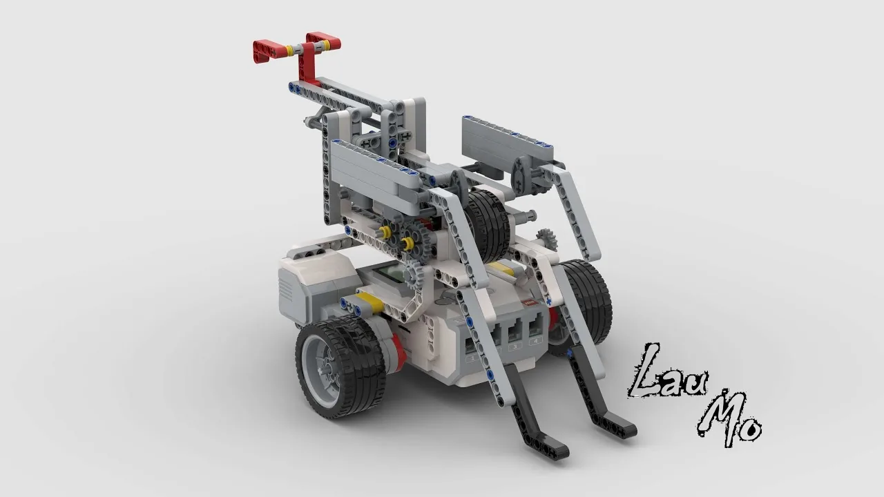 The finished EV3 Robot Automatic Card Dealer model, built from LEGO MINDSTORMS EV3.
