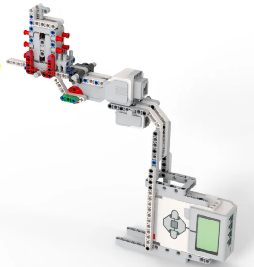 The finished EV3 Big Pistol model, built from LEGO MINDSTORMS EV3.