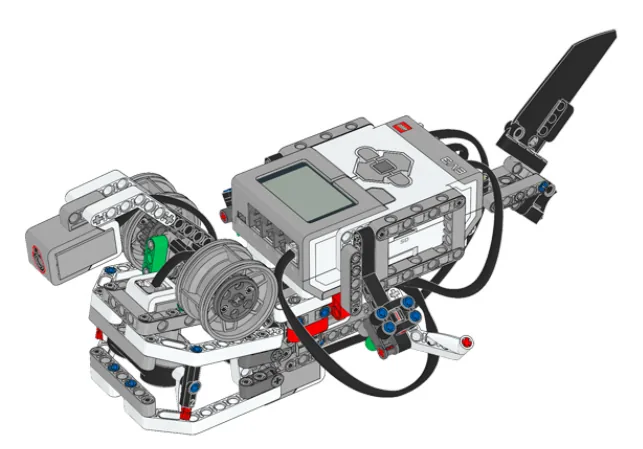 The finished EV3 Anglerfish model, built from LEGO MINDSTORMS EV3.