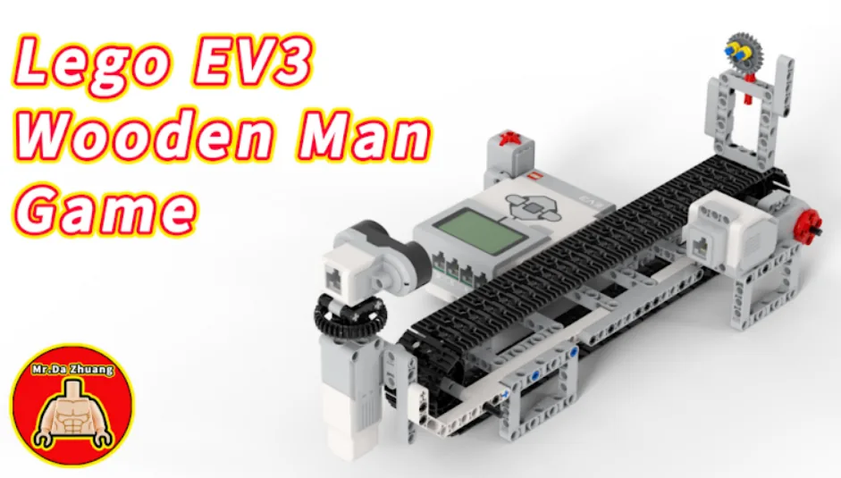 The finished EV3 Wooden Man Game model, built from LEGO MINDSTORMS EV3.