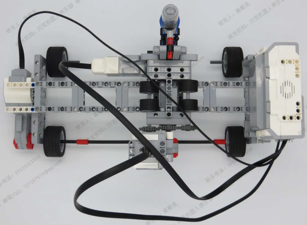 The finished Writing Robot model, built from LEGO MINDSTORMS EV3.