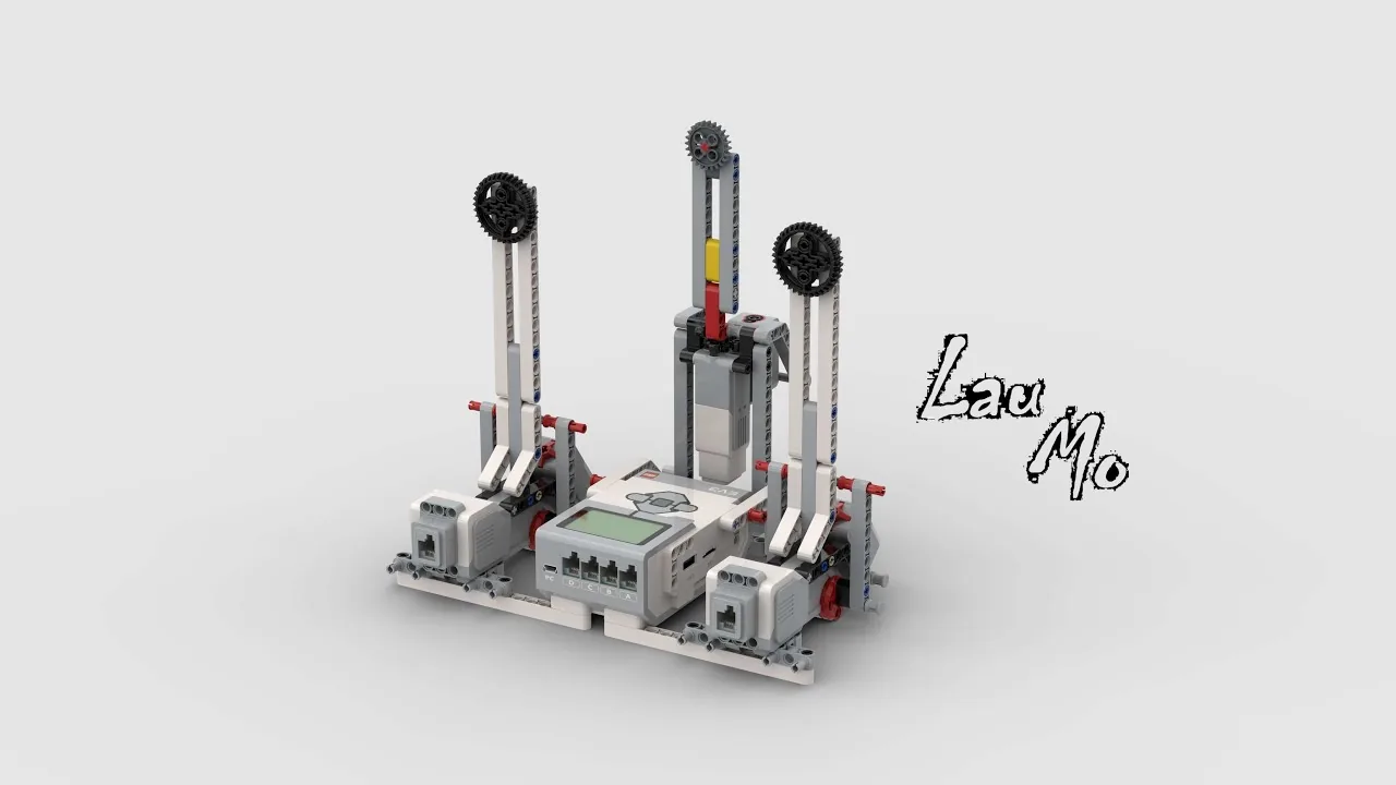 The finished EV3 Electrical Scoring Board model, built from LEGO MINDSTORMS EV3.