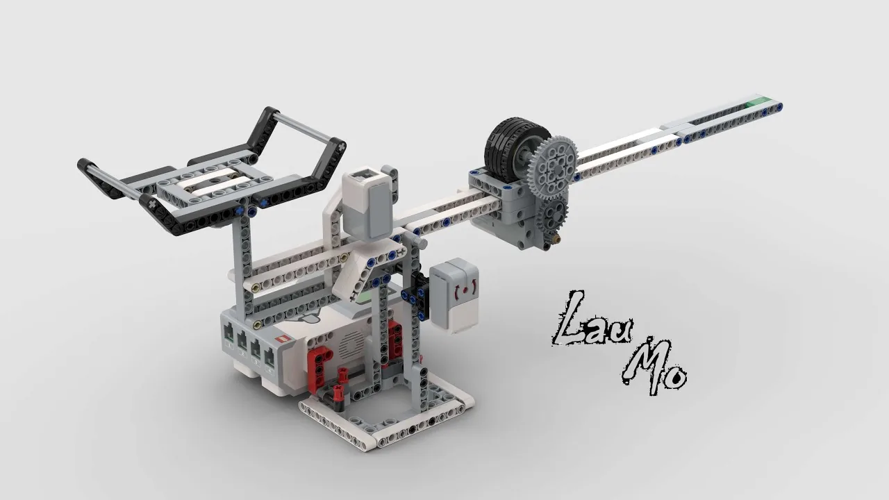 The finished EV3 Electronic Balance model, built from LEGO MINDSTORMS EV3.