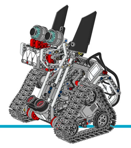 The finished Znap model, built from LEGO MINDSTORMS EV3.
