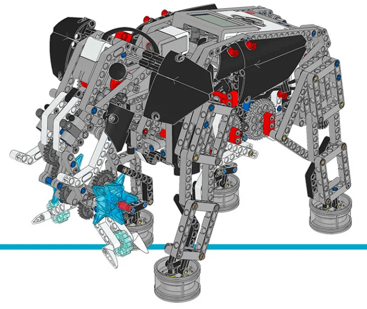 The finished Elephant model, built from LEGO MINDSTORMS EV3.