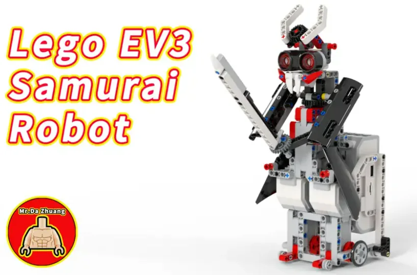 The finished EV3 Samurai Robot model, built from LEGO MINDSTORMS EV3.