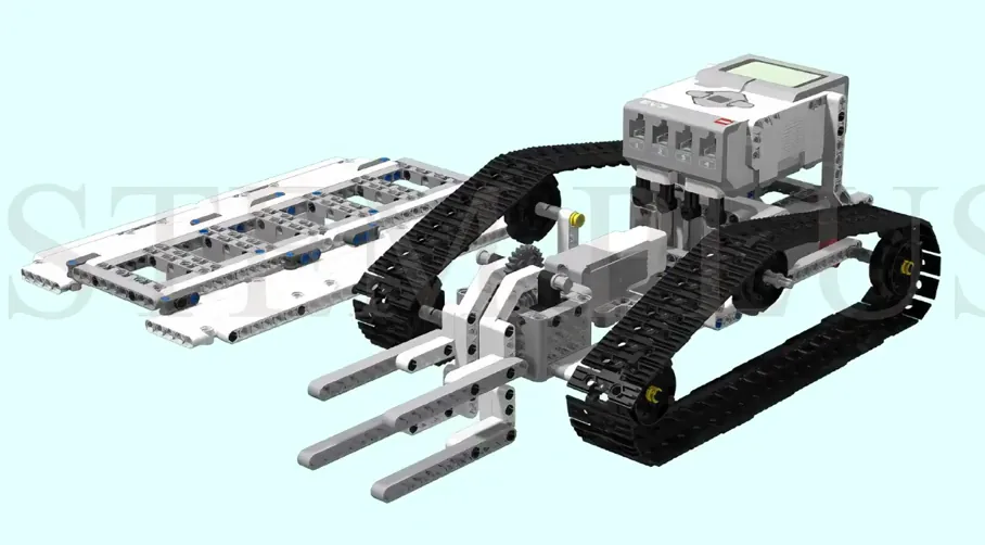 The finished EV3 Armored Vehicle-Launched Bridge model, built from LEGO MINDSTORMS EV3.