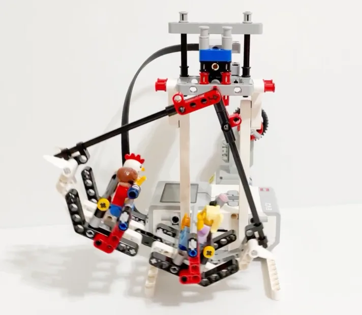 The finished EV3 Amusing Park Pirate Ship model, built from LEGO MINDSTORMS EV3.
