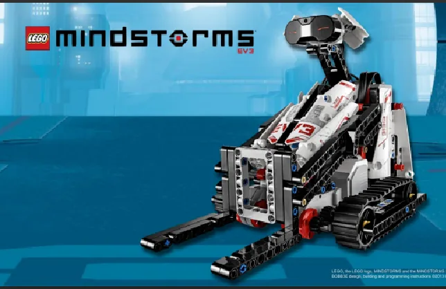 The finished EV3 BOBB3E model, built from LEGO MINDSTORMS EV3.