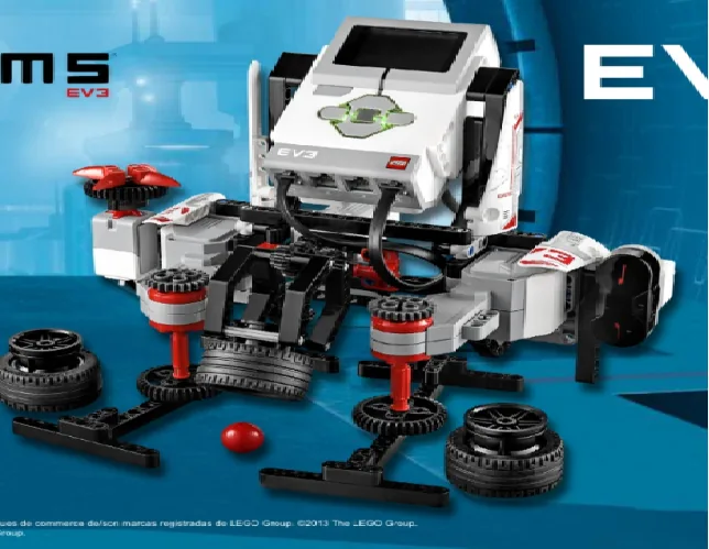 The finished EV3-EV3GAME model, built from LEGO MINDSTORMS EV3.