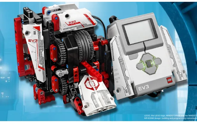 The finished EV3 MR B3AM model, built from LEGO MINDSTORMS EV3.