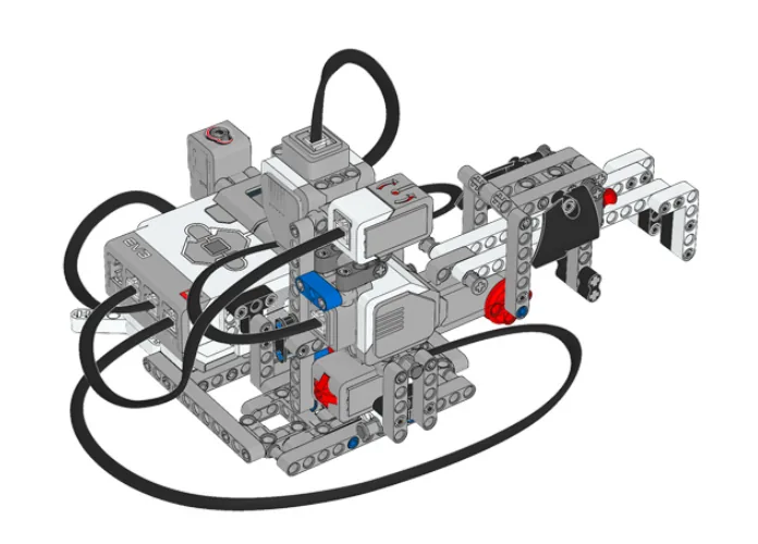 The finished EV3 Pick and Place model, built from LEGO MINDSTORMS EV3.
