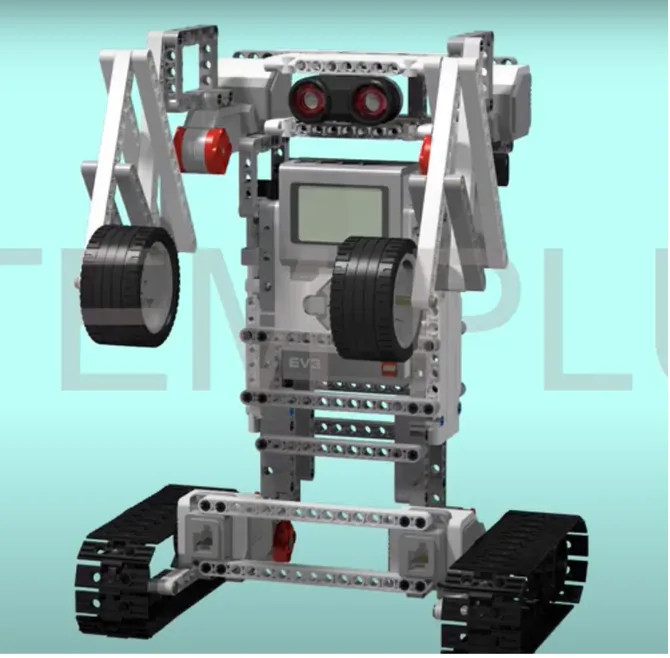 The finished EV3 Sumo Battle model, built from LEGO MINDSTORMS EV3.