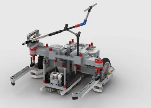 The finished EV3 WRO ELEMENTARY model, built from LEGO MINDSTORMS EV3.