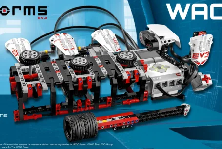 The finished EV3 WACK3M model, built from LEGO MINDSTORMS EV3.