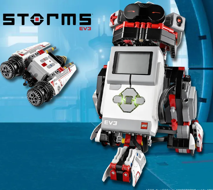 The finished EV3 D4 model, built from LEGO MINDSTORMS EV3.