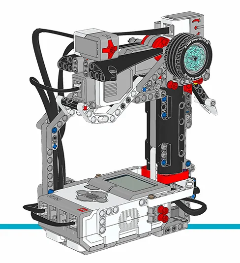 The finished EV3 Model Expansion Set Remote Control model, built from LEGO MINDSTORMS EV3.