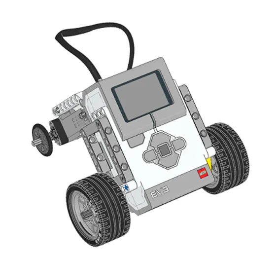The finished EV3 Bevel Bot model, built from LEGO MINDSTORMS EV3.