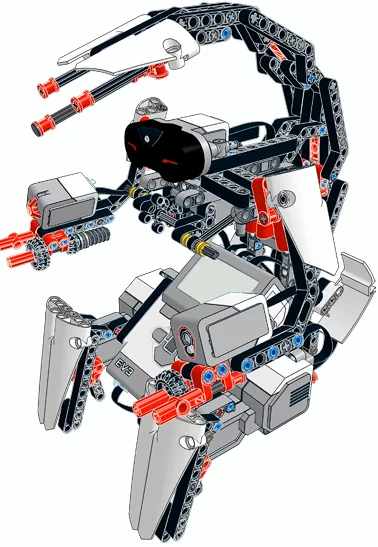 The finished EV3 SENTIN3L model, built from LEGO MINDSTORMS EV3.